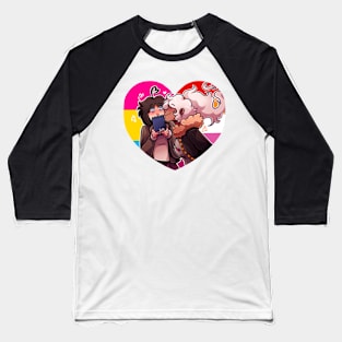 Pride Heart (Faith and Sasha) Baseball T-Shirt